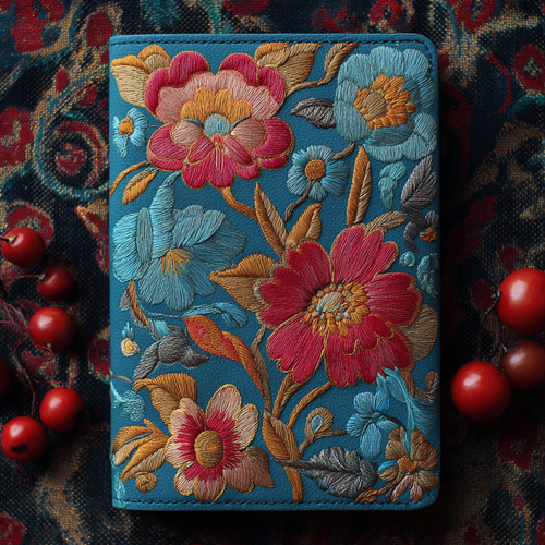 Canton Embroidery Notebook – Peony Royalty